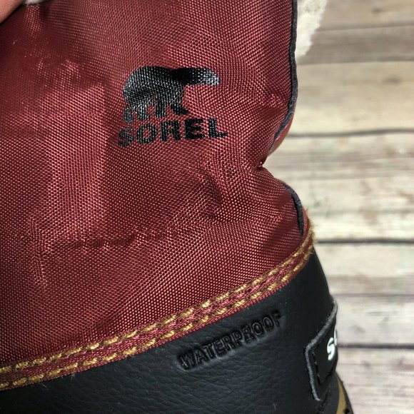 Sorel Carnival Waterproof Boots Womens Size 8.5 Outdoors Hiking Trail Faux Fur - Picture 7 of 11